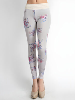 Flower Print Leggings